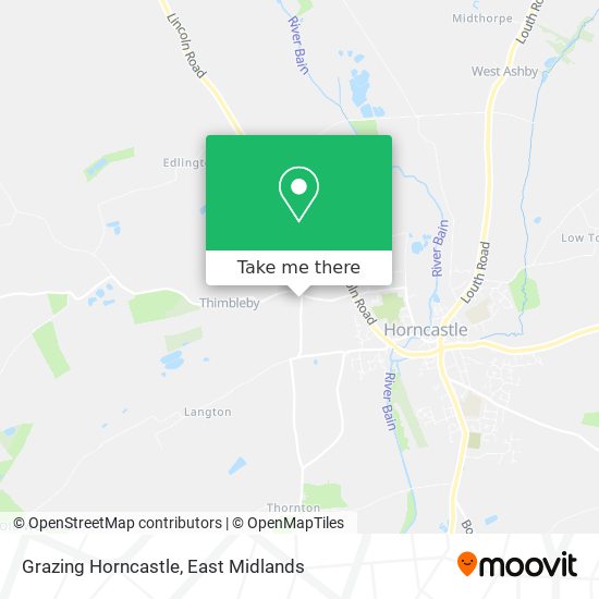 Grazing Horncastle map