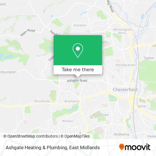 Ashgate Heating & Plumbing map