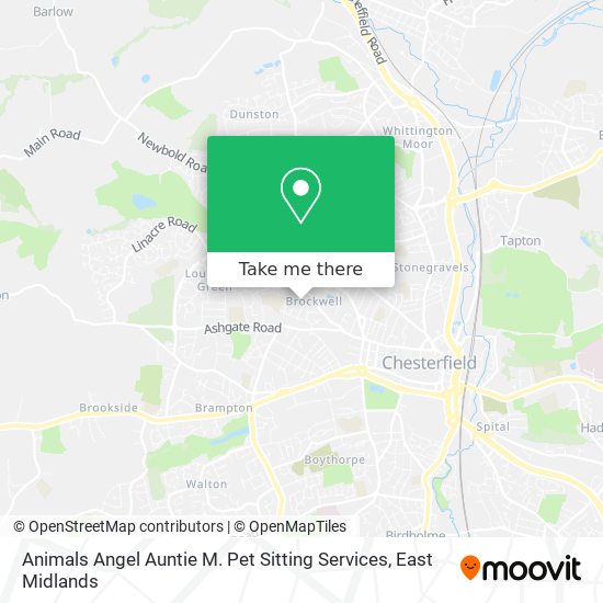 Animals Angel Auntie M. Pet Sitting Services map