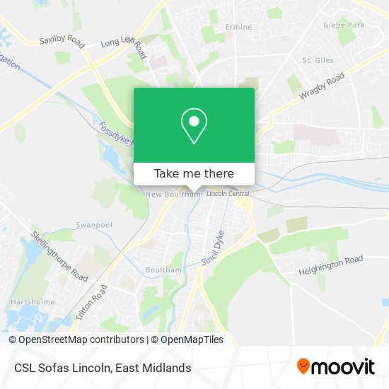 CSL Sofas Lincoln map