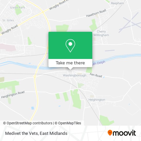 Medivet the Vets map