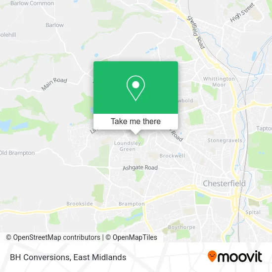 BH Conversions map