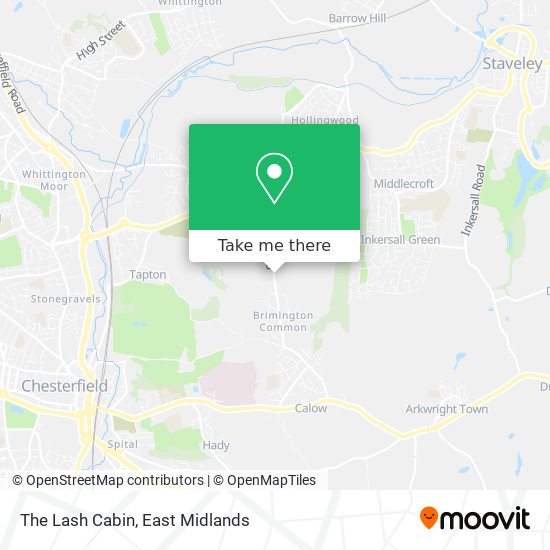 The Lash Cabin map