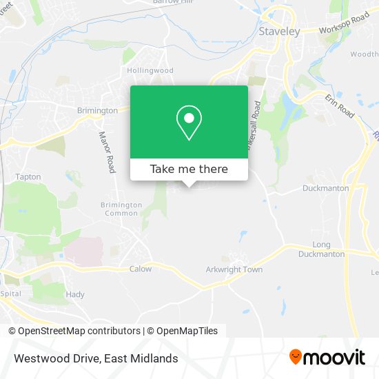 Westwood Drive map