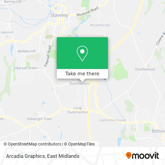 Arcadia Graphics map
