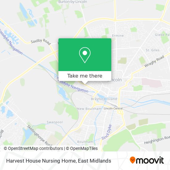 Harvest House Nursing Home map