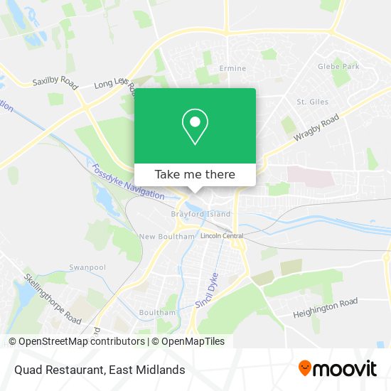 Quad Restaurant map