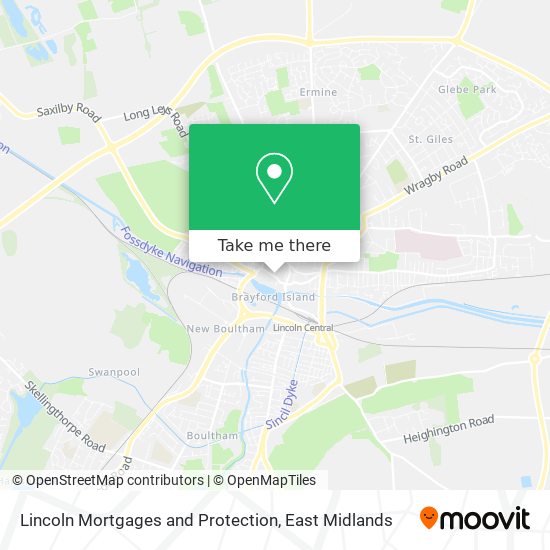 Lincoln Mortgages and Protection map