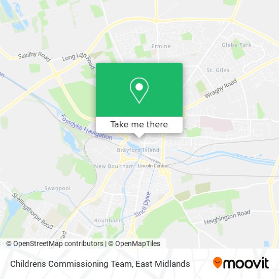 Childrens Commissioning Team map