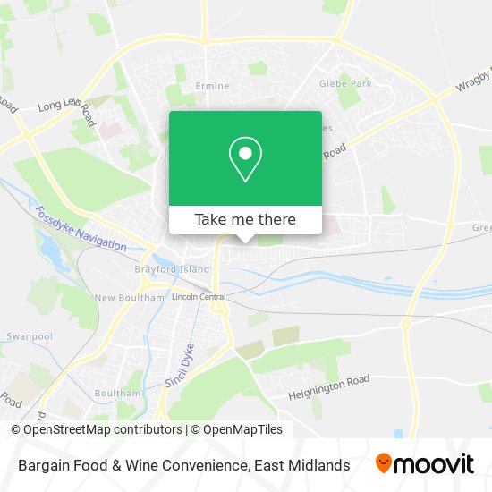 Bargain Food & Wine Convenience map