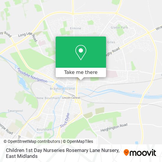 Children 1st Day Nurseries Rosemary Lane Nursery map