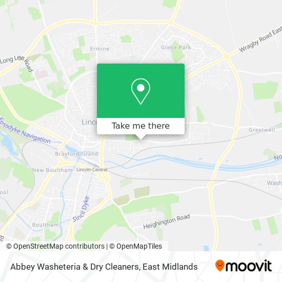 Abbey Washeteria & Dry Cleaners map