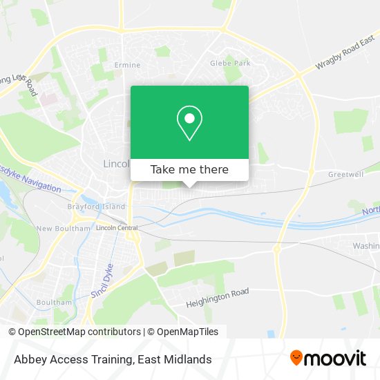 Abbey Access Training map