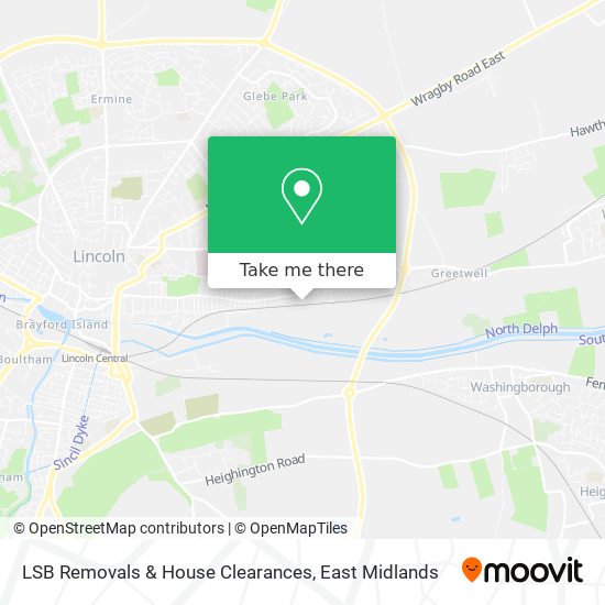 LSB Removals & House Clearances map