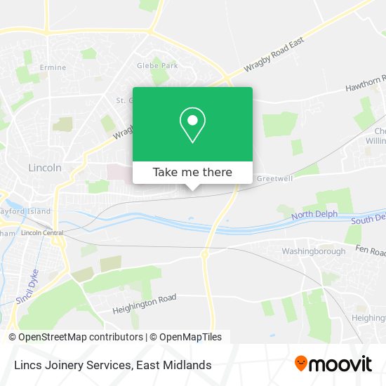 Lincs Joinery Services map