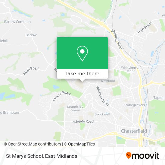 St Marys School map
