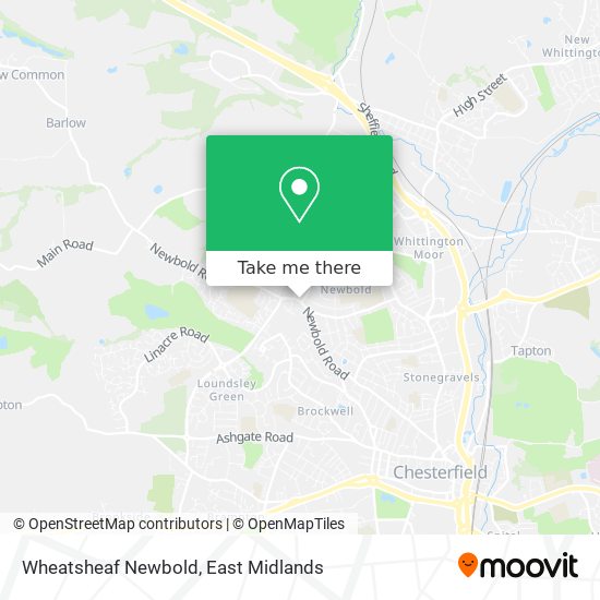 Wheatsheaf Newbold map