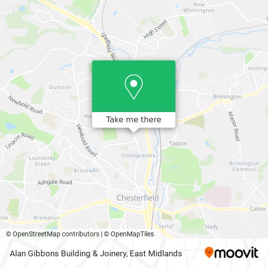 Alan Gibbons Building & Joinery map
