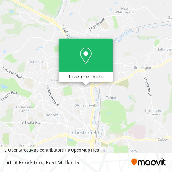 ALDI Foodstore map