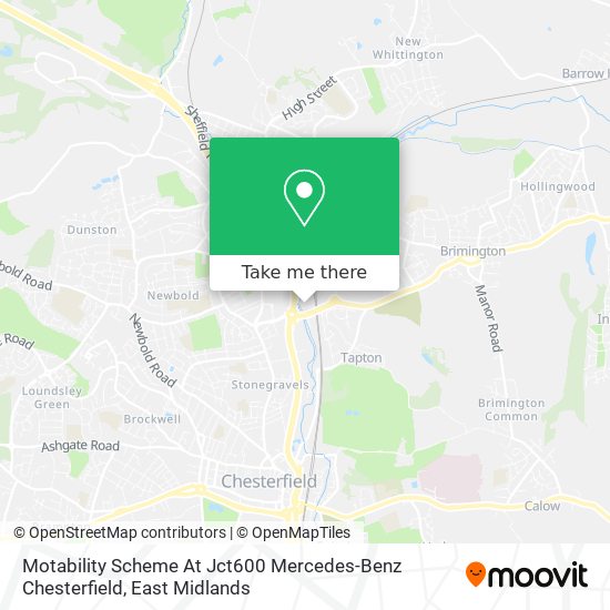 Motability Scheme At Jct600 Mercedes-Benz Chesterfield map