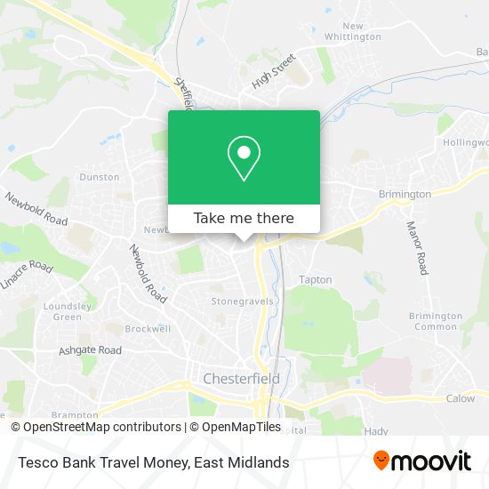 Tesco Bank Travel Money map