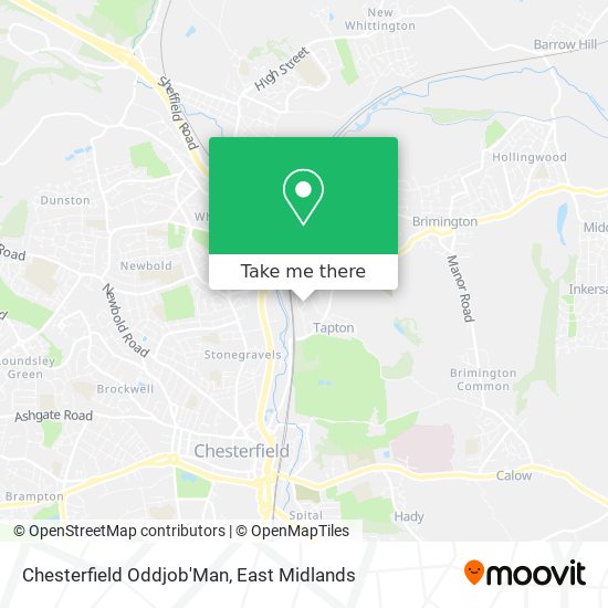 Chesterfield Oddjob'Man map