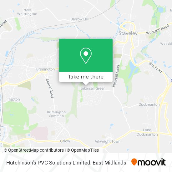 Hutchinson's PVC Solutions Limited map