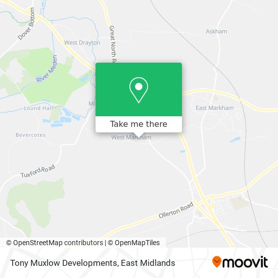 Tony Muxlow Developments map