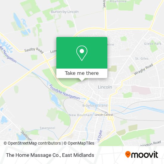 The Home Massage Co. map