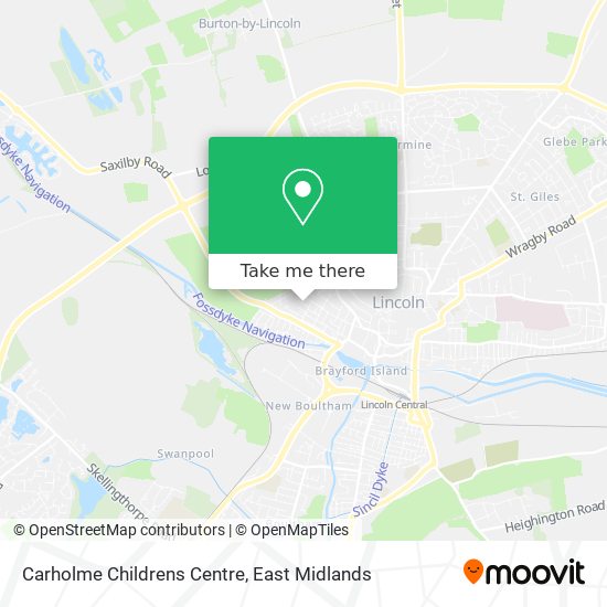 Carholme Childrens Centre map