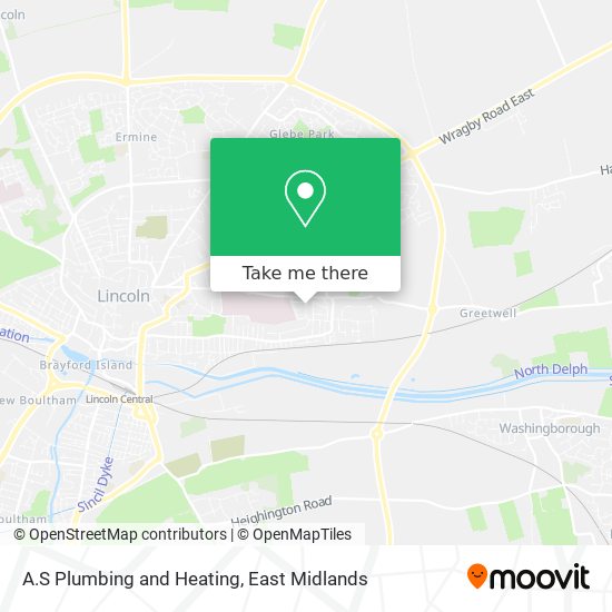A.S Plumbing and Heating map