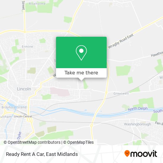 Ready Rent A Car map