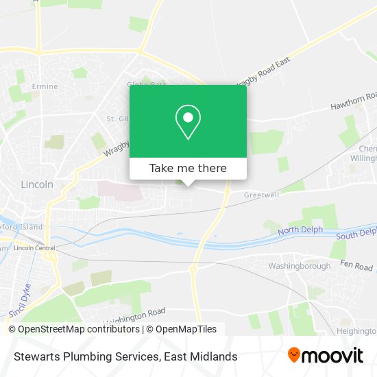 Stewarts Plumbing Services map