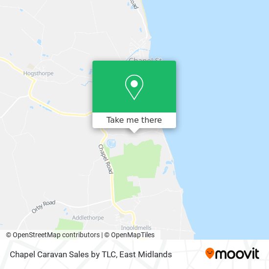 Chapel Caravan Sales by TLC map