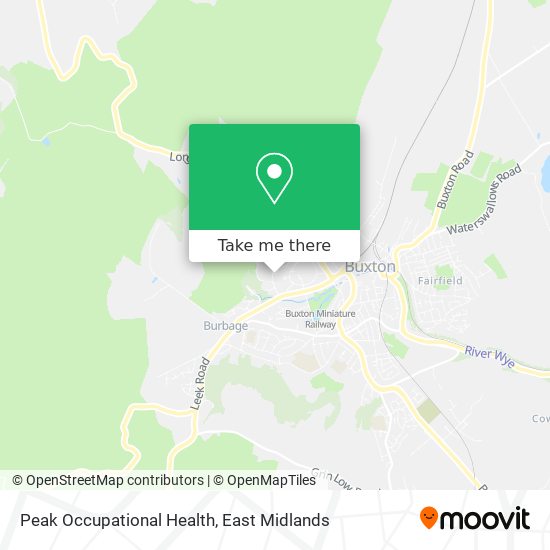 Peak Occupational Health map