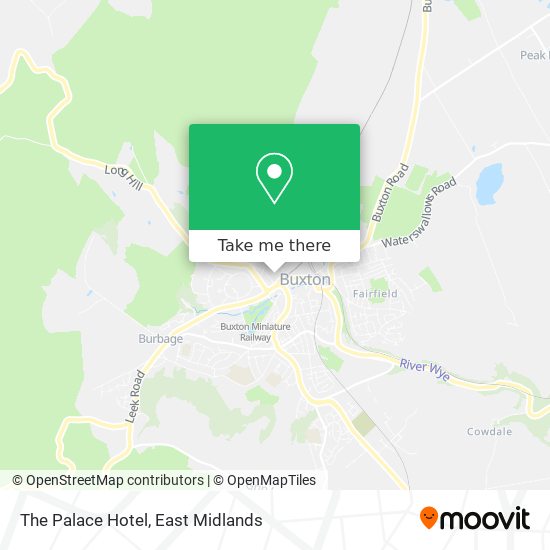 The Palace Hotel map