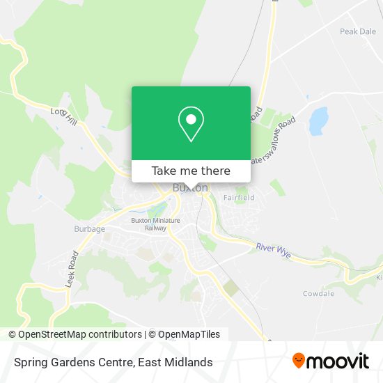 Spring Gardens Centre map