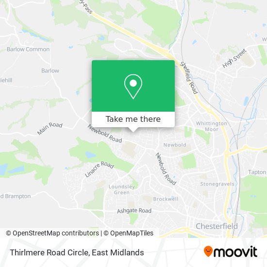 Thirlmere Road Circle map