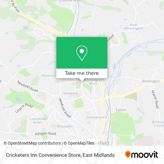 Cricketers Inn Convenience Store map