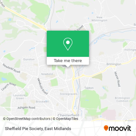 Sheffield Pie Society map