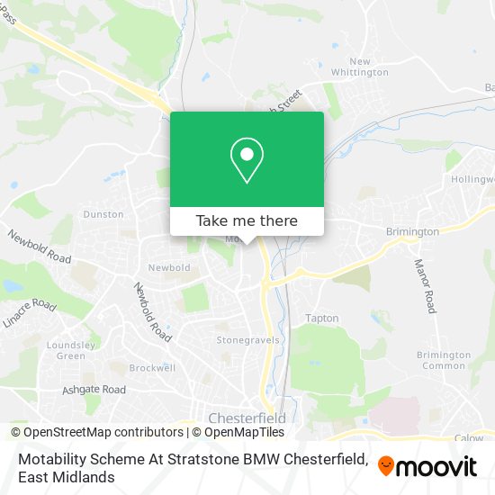 Motability Scheme At Stratstone BMW Chesterfield map