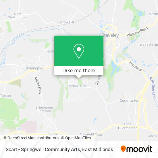 Scart - Springwell Community Arts map