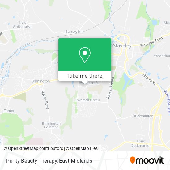 Purity Beauty Therapy map