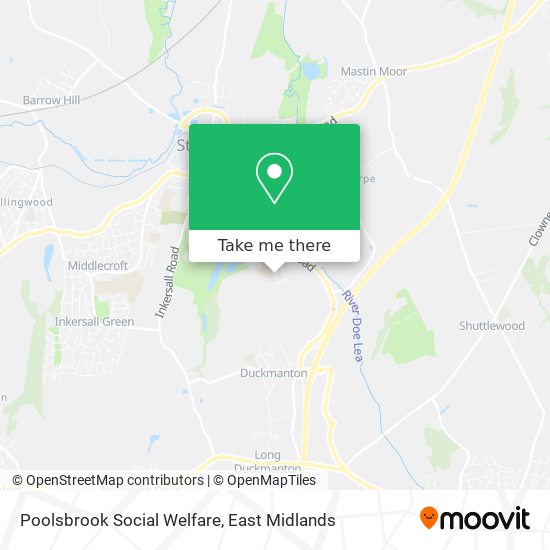 Poolsbrook Social Welfare map
