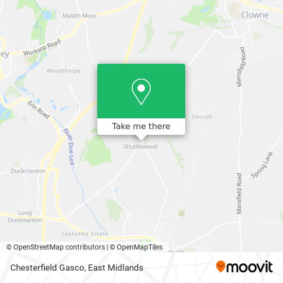 Chesterfield Gasco map