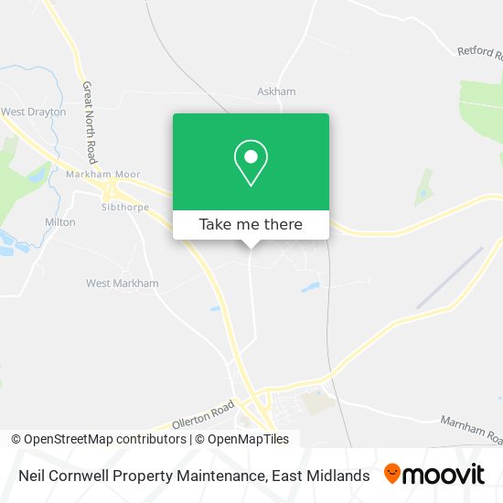 Neil Cornwell Property Maintenance map