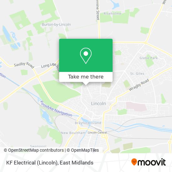 KF Electrical (Lincoln) map