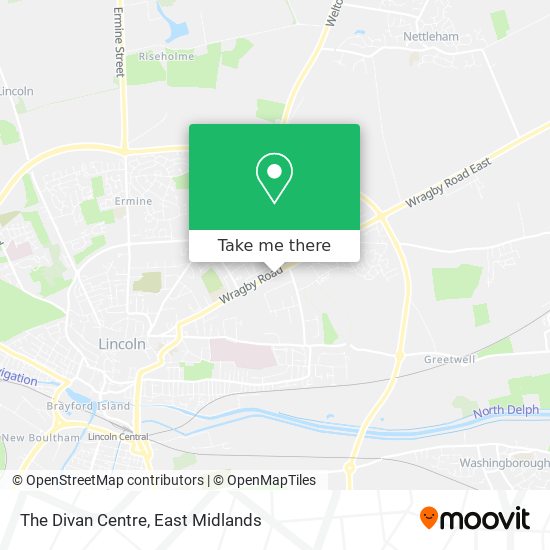 The Divan Centre map