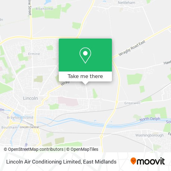 Lincoln Air Conditioning Limited map