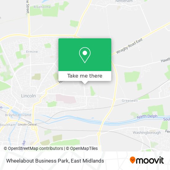 Wheelabout Business Park map